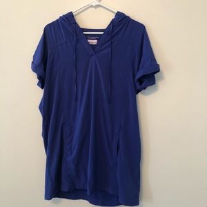 •Columbia• hooded sun coverup